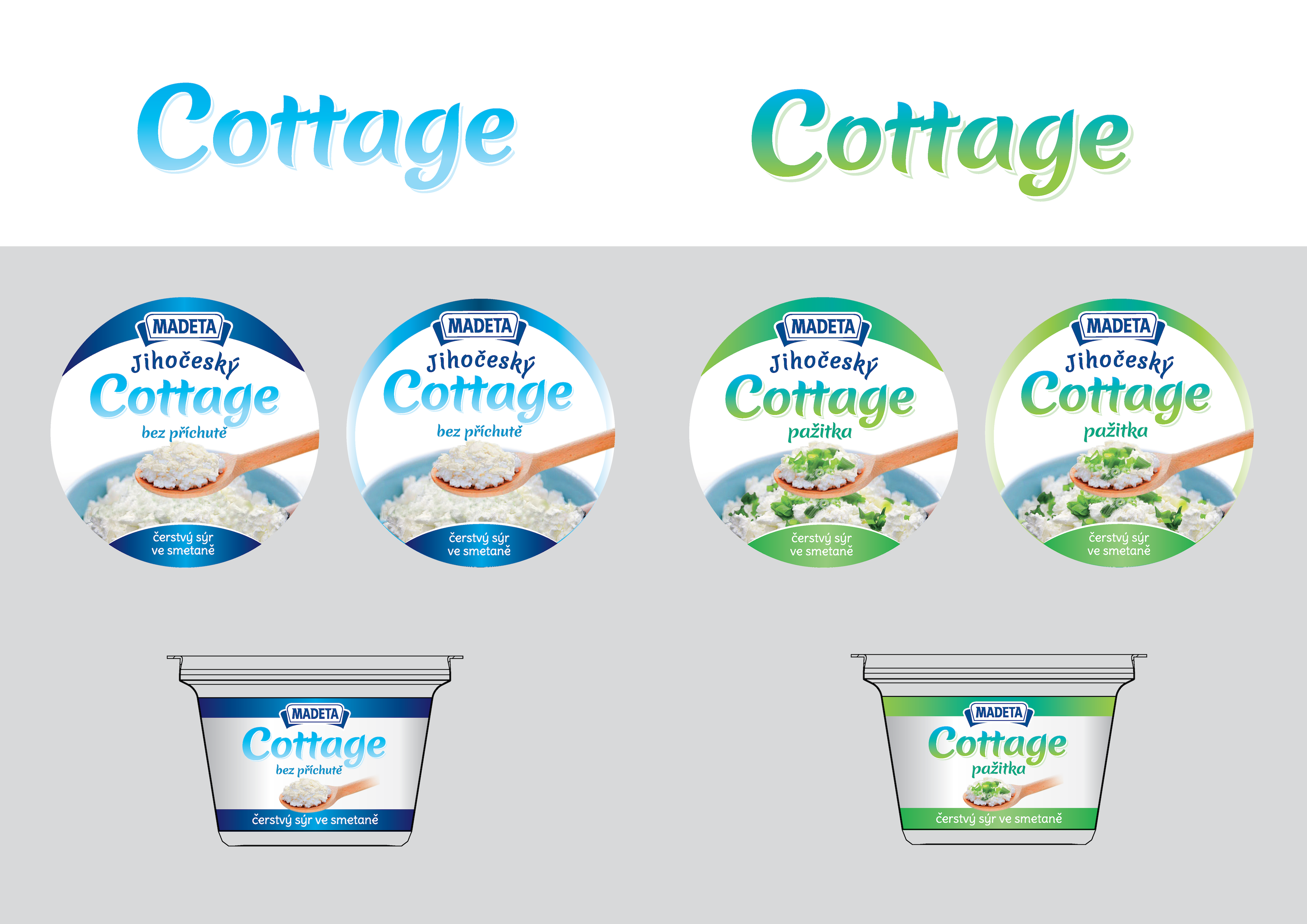 Redesign obalu Cottage pro Madeta